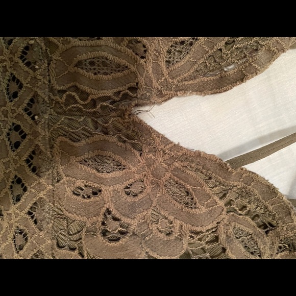 Dark olive green bralette - Picture 3 of 8